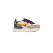 Big Star Mix Materiaal Sneakers Sun68 , Multicolor , Dames