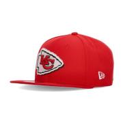 NFL Draft 24 950 Platte Klep Hoed New Era , Red , Unisex