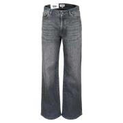 Retro-chique wijde pijp jeans DNM Pure , Gray , Dames