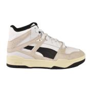 Leren sneakers met rubberen zool Puma , White , Heren