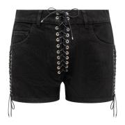 Denim Shorts Ludovic de Saint Sernin , Black , Dames