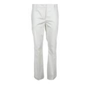 Katoen Elastaan Broek L'Autre Chose , White , Dames