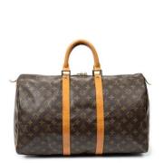 Pre-owned Canvas travel-bags Louis Vuitton Vintage , Brown , Dames