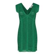 Groene Mini Jurk met Uitsparingen Circus Hotel , Green , Dames