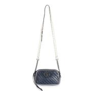 Pre-owned Leather gucci-bags Gucci Vintage , Blue , Dames