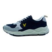 Blauwe Sneakers Girvan Model Lyle & Scott , Blue , Heren