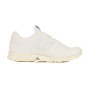 Suède Lage Sneakers met Rubberen Zool Adidas , White , Heren