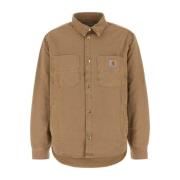 Denim Overhemd Jas voor Mannen Carhartt Wip , Brown , Heren