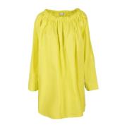 Gele Jurk voor Vrouwen Douuod Woman , Yellow , Dames