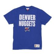 Denver Nuggets NBA T-shirt Mitchell & Ness , Blue , Heren