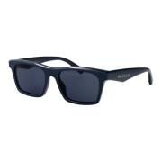 Stijlvolle zonnebril Am0472S Alexander McQueen , Blue , Heren