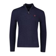 Donkerblauwe Polo Sweater Ralph Lauren , Blue , Heren