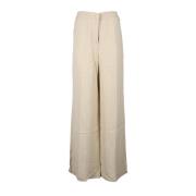 Beige broek voor vrouwen Twinset , Beige , Dames