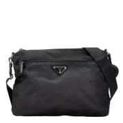 Pre-owned Leather prada-bags Prada Vintage , Black , Dames