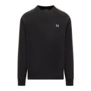 Klassieke Logo Sweater Fred Perry , Black , Heren