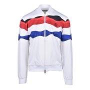 Katoen Elastaan Sweatshirt Bikkembergs , White , Heren