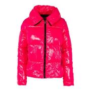 Glanzende Dames Pufferjas Canadian Classics , Red , Dames