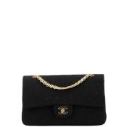 Pre-owned Cotton chanel-bags Chanel Vintage , Black , Dames