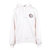 Katoenmix Sweater Tommy Hilfiger , White , Dames