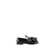 Kalfsleren Rubberen Loafers JW Anderson , Black , Dames