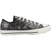 Klassieke Lage Top Sneakers Converse , Black , Dames