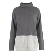 Cashmere Coltrui met Zakken Malo , Gray , Dames