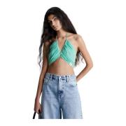 Mouwloze Top Calvin Klein Jeans , Green , Dames