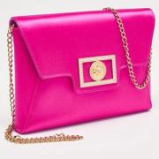 Pre-owned Satin shoulder-bags Versace Pre-owned , Pink , Dames