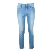 Denim Stretch Jeans Cycle , Blue , Dames