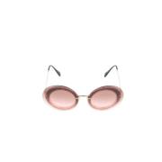 Pre-owned Glass sunglasses Miu Miu Pre-owned , Pink , Dames