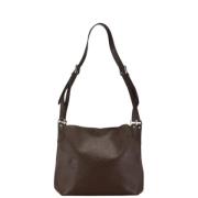 Pre-owned Leather shoulder-bags Louis Vuitton Vintage , Brown , Dames