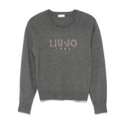 Grijze Sweater Collectie Liu Jo , Gray , Dames