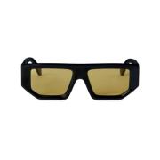 Oeri13F 1018 Sunglasses Off White , Black , Heren