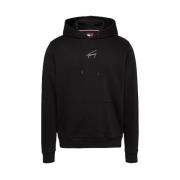 Gouden Signature Hoodie Tommy Jeans , Black , Heren