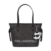 Tassen Karl Lagerfeld icoon mono cc sm tote a1w30134 nft aop Karl Lage...