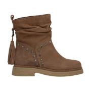 Enkellaars kwast en studs Alma EN Pena , Brown , Dames