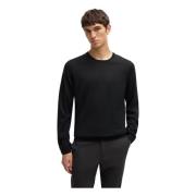 Zwarte heren trui Hugo Boss , Black , Heren