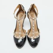 Pre-owned Fabric heels Valentino Vintage , Black , Dames