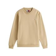 Lineaire Crew Sweatshirt Tommy Jeans , Beige , Heren