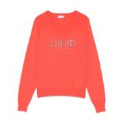 Stijlvolle Sweaters Collectie Liu Jo , Red , Dames