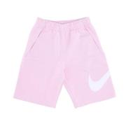 Fleece Tracksuit Shorts Pink/White Sportswear Nike , Pink , Heren