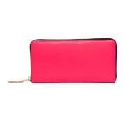 Roze Leren Lijn Pouch Comme des Garçons , Pink , Dames