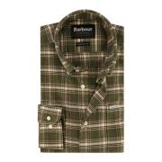 Casual Groene Overhemd Barbour , Multicolor , Heren