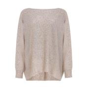 Stijlvolle Sweaters Collectie D.Exterior , Beige , Dames