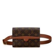 Pre-owned Leather louis-vuitton-bags Louis Vuitton Vintage , Brown , D...