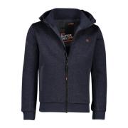 Donkerblauwe Vest Superdry , Blue , Heren