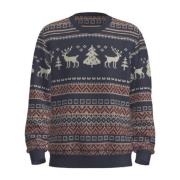 Kerst Sneeuwbal Trui Jack & Jones , Multicolor , Heren