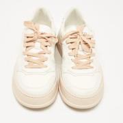 Pre-owned Leather sneakers Gucci Vintage , White , Dames