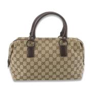 Pre-owned Canvas gucci-bags Gucci Vintage , Brown , Dames