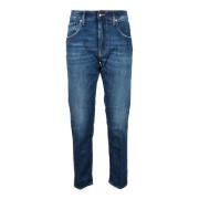 Katoenen Jeans voor Mannen en Vrouwen (+) People , Blue , Dames